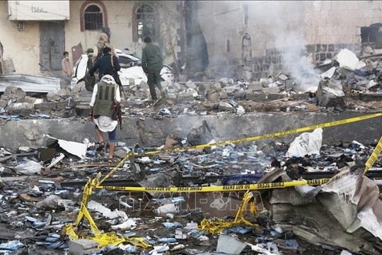 Mỹ không kích dữ dội các mục tiêu Houthi tại Yemen