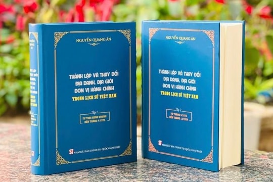 Ra mắt sách những lần tách nhập đơn vị hành chính