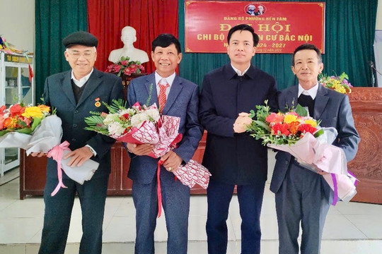 Hơn 94% số chi bộ trực thuộc đảng ủy cơ sở hoàn thành tổ chức đại hội