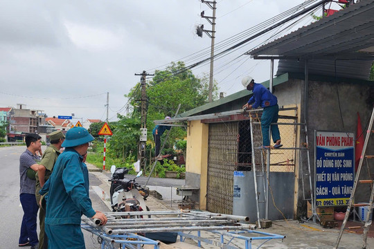 Gia Lộc kiên quyết xử lý vi phạm để đường thông, hè thoáng