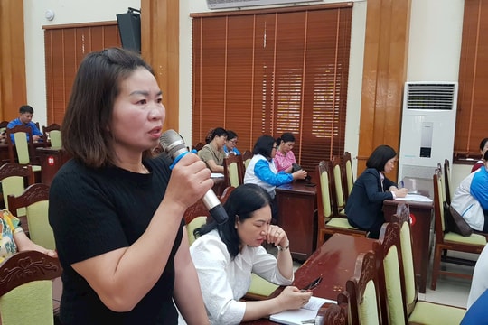 Cán bộ phụ nữ, thanh niên Cẩm Giàng kiến nghị về thu gom, phân loại rác thải sinh hoạt