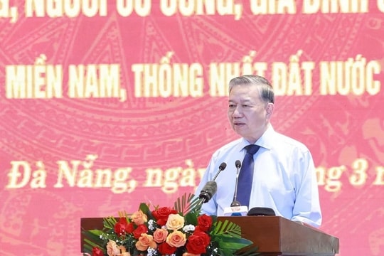 Tổng Bí thư Tô Lâm gặp mặt cán bộ lão thành, người có công, gia đình chính sách tiêu biểu
