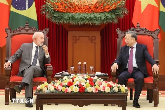 Tổng Bí thư Tô Lâm đánh giá cao việc Brazil công nhận Việt Nam là nền kinh tế thị trường