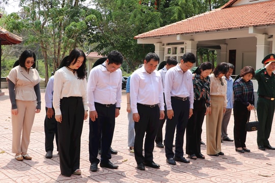 Đoàn công tác tỉnh Hải Dương về nguồn tri ân tại Tây Ninh