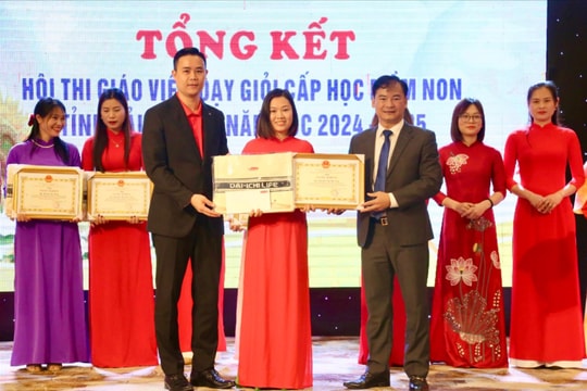 21 giáo viên đạt kết quả xuất sắc Hội thi giáo viên mầm non giỏi tỉnh Hải Dương