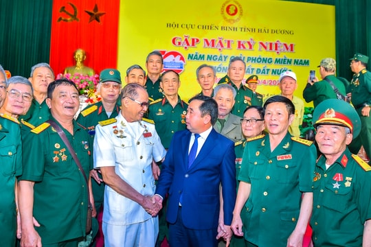 Gặp mặt cựu chiến binh Hải Dương tham gia giải phóng miền Nam thống nhất đất nước