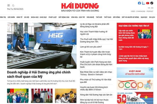 Báo điện tử Hải Dương đạt hơn 3,8 triệu lượt truy cập một tháng