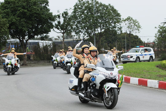 Hà Nội tạm cấm, hạn chế 1 số loại xe qua tuyến đường phục vụ đoàn khách quốc tế