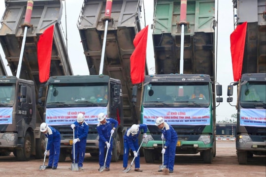 Hải Dương khởi công đường 394B, thông xe kỹ thuật trục Đông - Tây