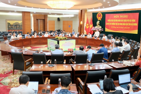 Thường trực HĐND TP Hải Phòng làm việc với Thường trực HĐND tỉnh Hải Dương