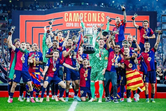 Thắng kịch tính Real, Barca đoạt Cúp Nhà vua