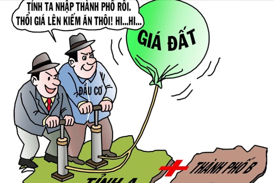 'Thổi giá' đất từ thông tin sáp nhập