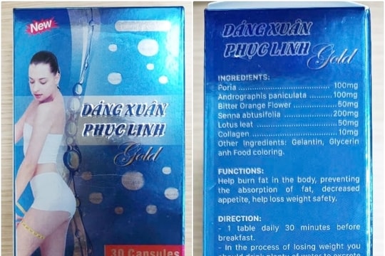Hai thực phẩm bảo vệ sức khỏe chứa chất cấm