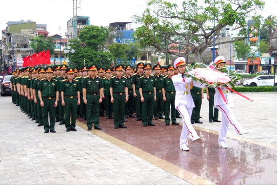 Hai Duong province's armed forces organize many activities to celebrate the 50th anniversary of national reunification.