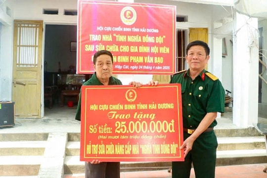 Nhiều cựu chiến binh ở Hải Dương có nhà mới dịp 30/4