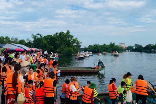Lượng khách đến Hải Dương dịp nghỉ lễ tăng cao