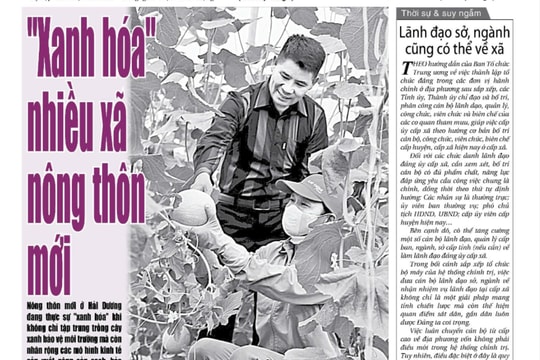 What to see in Hai Duong newspaper on May 5?