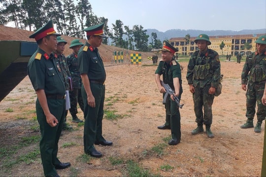 Bộ Tư lệnh Quân khu 3 kiểm tra toàn diện Trung đoàn Bộ binh 125