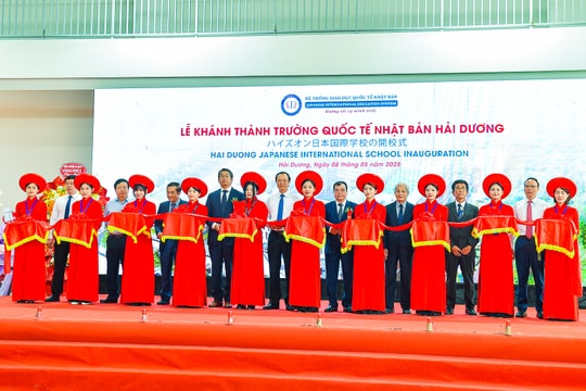 Hai Duong's first international inter-level school is preparing to enroll students.