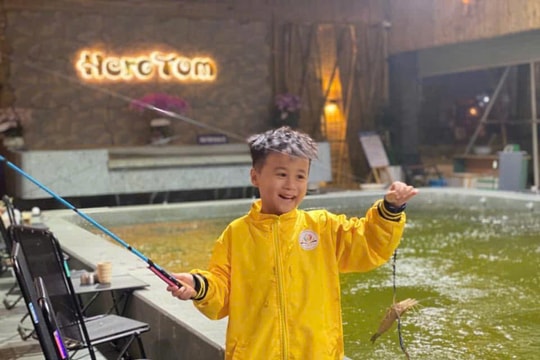 Câu tôm giải trí ở TP Hải Dương