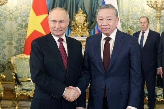 Tổng Bí thư Tô Lâm hội đàm với Tổng thống Nga Vladimir Putin