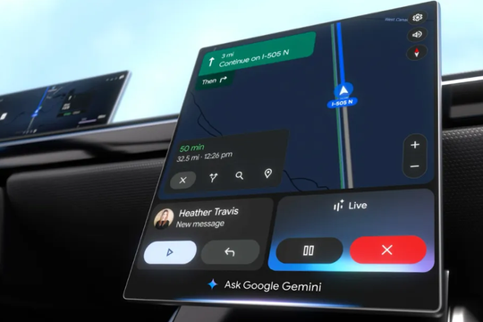 Google sẽ tích hợp Gemini vào các ô tô có hệ điều hành Android