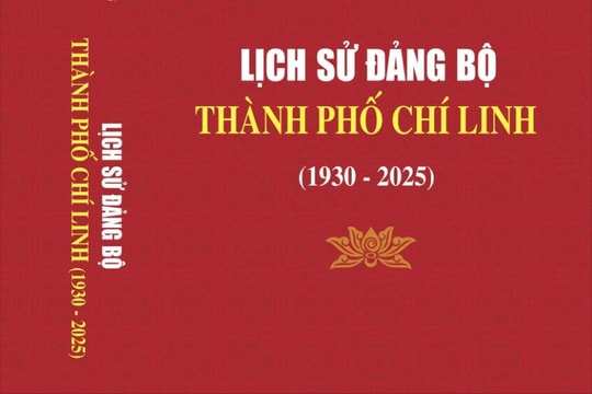 Chí Linh phát hành 300 cuốn Lịch sử Đảng bộ thành phố vào ngày 19/5