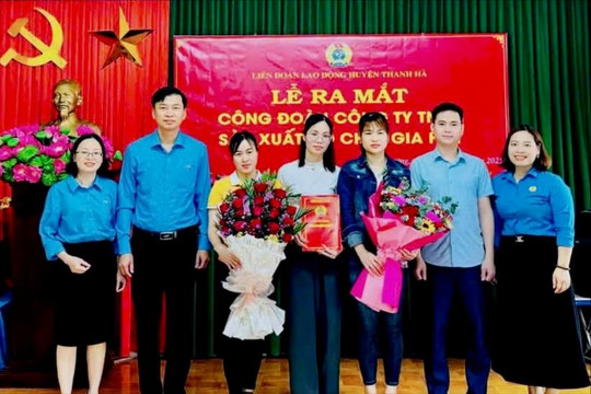 Hải Dương kết nạp thêm hơn 5.000 đoàn viên công đoàn