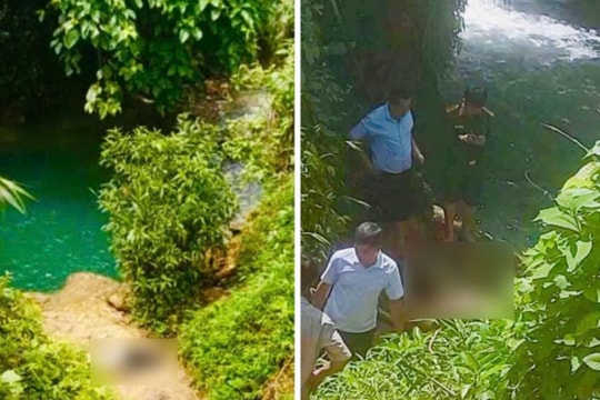 Đôi nam nữ tử vong ở thác nước nổi tiếng Hòa Bình