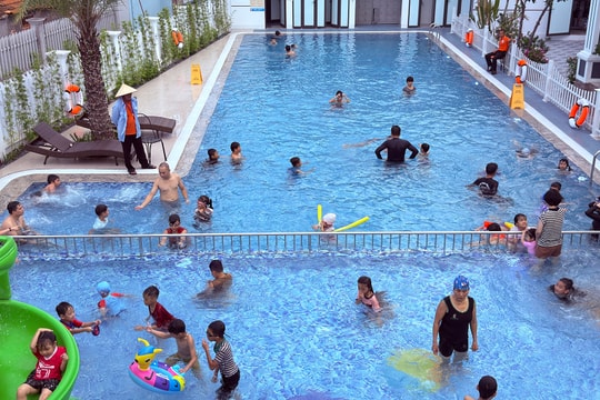 Hải Dương có bể bơi nước mặn đầu tiên