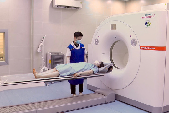 Bệnh viện đầu tiên ở Hải Dương triển khai kỹ thuật chụp PET/CT