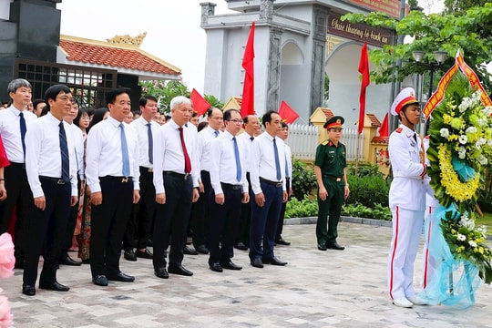 TP Hải Dương, Ninh Giang, Nam Sách dâng hương tưởng niệm Chủ tịch Hồ Chí Minh