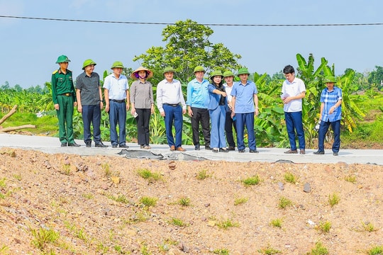 Thanh Hà xây dựng 7 phương án hộ đê ứng phó lũ bão năm 2025