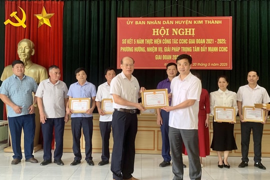 Kim Thành liên tục nằm trong nhóm dẫn đầu cấp huyện về cải cách hành chính