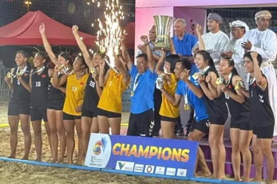 Vietnam’s women strongest in Asian beach handball