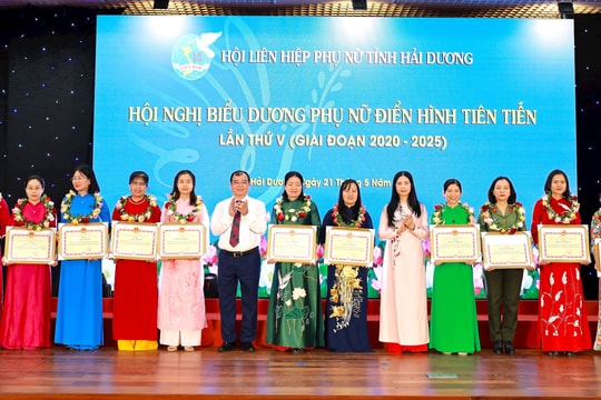 Hải Dương biểu dương 95 tập thể, cá nhân phụ nữ điển hình tiên tiến