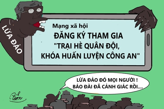 Cảnh giác lừa đảo 'trại hè quân đội'