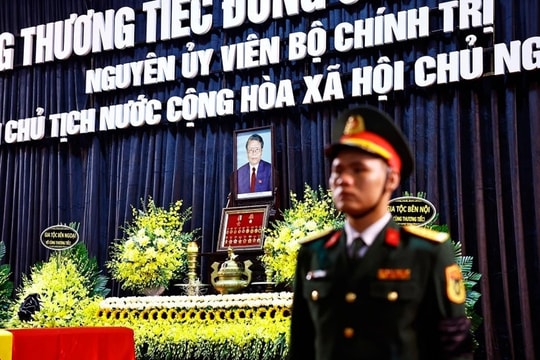 Hơn 650 đoàn trong nước và quốc tế viếng nguyên Chủ tịch nước Trần Đức Lương