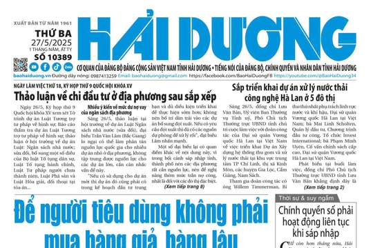 Xem gì trên báo Hải Dương ngày 27/5?