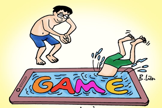 Nghỉ hè lo trẻ 'lặn ngụp' trong game