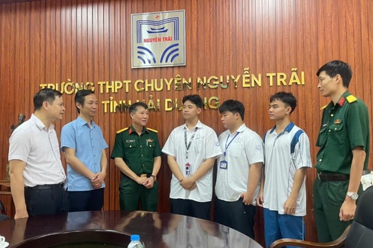 Vì sao số thí sinh Hải Dương đăng ký vào các trường quân sự tăng?