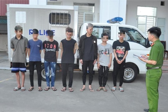 Khởi tố 11 đối tượng ở huyện Thanh Hà liên quan đến vụ gây rối trật tự công cộng