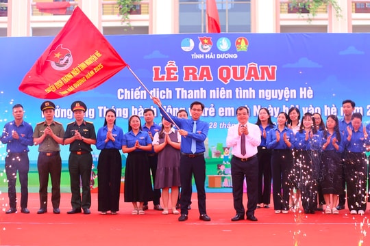 Hải Dương thành lập 6 đội hình thanh niên tình nguyện hè 2025