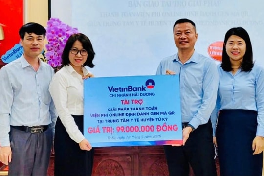 Có thể thanh toán viện phí online khi khám bệnh tại Trung tâm Y tế Tứ Kỳ
