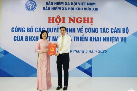 Bà Trần Thị Hương giữ chức Giám đốc Bảo hiểm Xã hội khu vực XIII