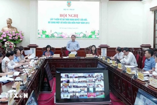 Chậm nhất ngày 1/6 hoàn thành tổng hợp kết quả lấy ý kiến sửa đổi Hiến pháp