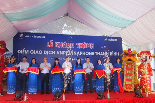 VNPT Hải Dương khai trương điểm giao dịch tại phường Thanh Bình