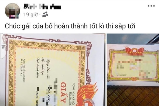 Nguy cơ mất an toàn khi khoe giấy khen của con lên mạng xã hội