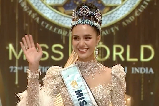 Người đẹp Thái Lan Opal Suchata đăng quang Miss World 2025
