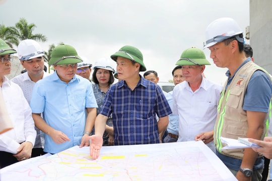Chủ tịch UBND tỉnh Lê Ngọc Châu kiểm tra tiến độ một số dự án đầu tư công trên địa bàn tỉnh